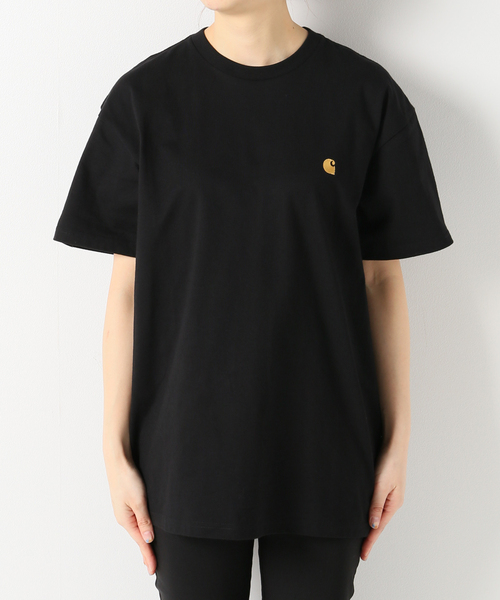 Carhartt WIP(カーハートダブリューアイピー)の「CARHARTT WIP S/S CHASE T-SHIRT(Tシャツ/カットソー・レディース・ブラック/グレー/アイボリー・SMALL/MEDIUM/X-SMALL)」の22枚目の写真