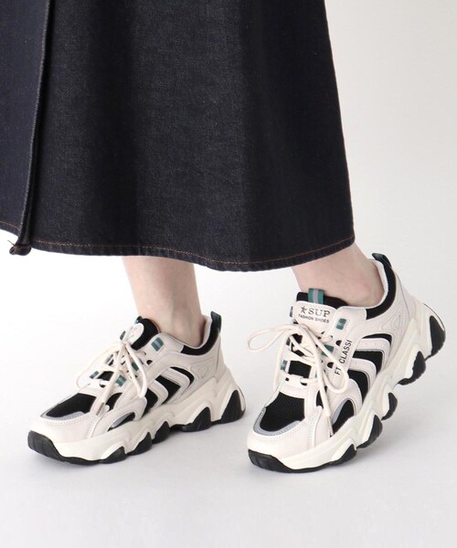 cs T&P(シーエスティーアンドピー)の「カラースニーカー(スニーカー・レディース・ブラック/ベージュ・S/M/L/LL)」の11枚目の写真