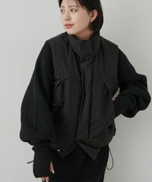 Aunt Marie's | 中綿スタンドネックベスト(ダウンベスト)