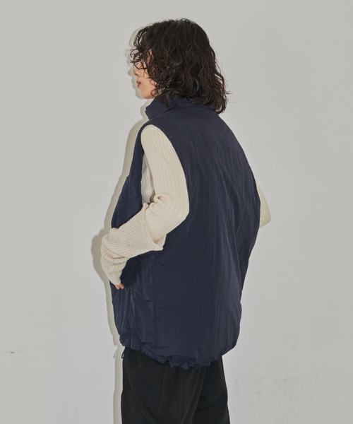 Aunt Marie&#39;s - Aunt Maries  大人　ダウンベスト　美品 Aunt Marie's（アントマリーズ）の「中綿スタンドネックベスト