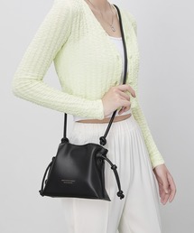 SAISON DE PAPILLON | MEXICAN シルエットアレンジ自在のミニショルダーバッグ 肩掛け シンプル 春 夏 秋 冬(ショルダーバッグ)