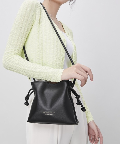 SAISON DE PAPILLON(セゾンドパピヨン)の「MEXICAN シルエットアレンジ自在のミニショルダーバッグ 肩掛け(ショルダーバッグ・レディース・オフホワイト/グリーン/ブラック・フリー)」の7枚目の写真