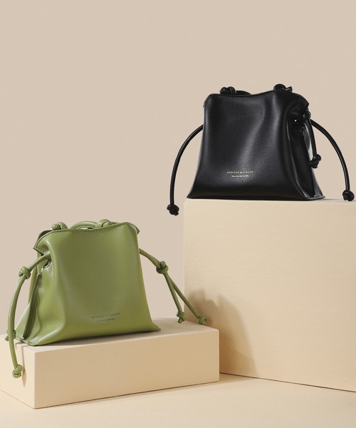 SAISON DE PAPILLON(セゾンドパピヨン)の「MEXICAN シルエットアレンジ自在のミニショルダーバッグ 肩掛け(ショルダーバッグ・レディース・オフホワイト/グリーン/ブラック・フリー)」の4枚目の写真