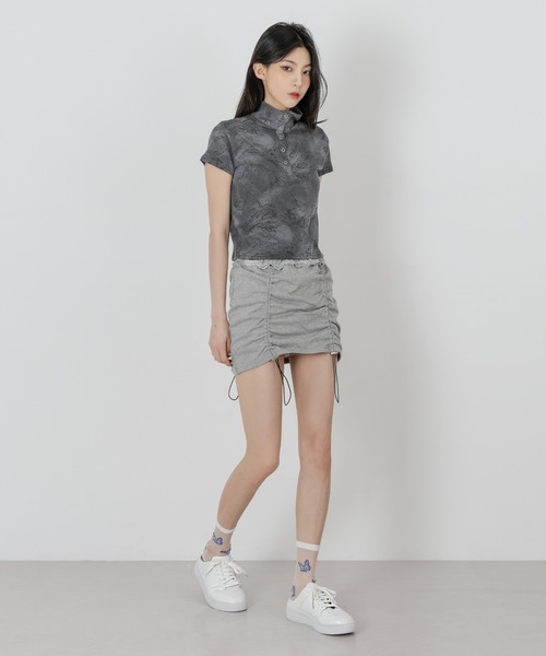 FOLLOWIN（フォロウィン）の「シンプル厚底サボ スニーカー（スニーカー・レディース・ホワイト/ブラック/グリーン/ブラック×ホワイト・24cm/25cm/23㎝）」の19枚目の写真