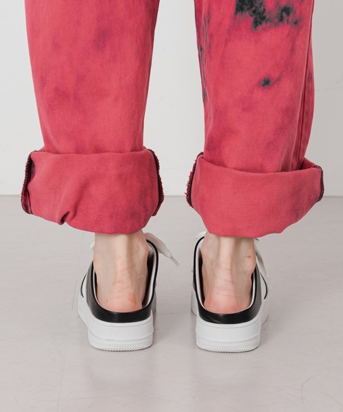 FOLLOWIN（フォロウィン）の「シンプル厚底サボ スニーカー（スニーカー・レディース・ホワイト/ブラック/グリーン/ブラック×ホワイト・24cm/25cm/23㎝）」の9枚目の写真