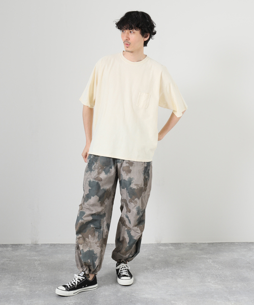 JOURNAL STANDARD J.S HOMESTEAD(ジャーナルスタンダードホームステッド)の「【J.S Homestead】ワイド クラッシュ Tシャツ(Tシャツ/カットソー・メンズ・グリーン/イエロー/ネイビー/ピンク・FREE)」の13枚目の写真