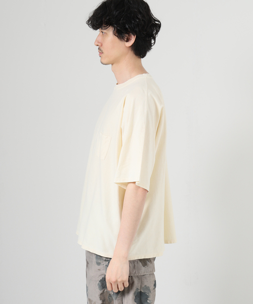 JOURNAL STANDARD J.S HOMESTEAD(ジャーナルスタンダードホームステッド)の「【J.S Homestead】ワイド クラッシュ Tシャツ(Tシャツ/カットソー・メンズ・グリーン/イエロー/ネイビー/ピンク・FREE)」の15枚目の写真