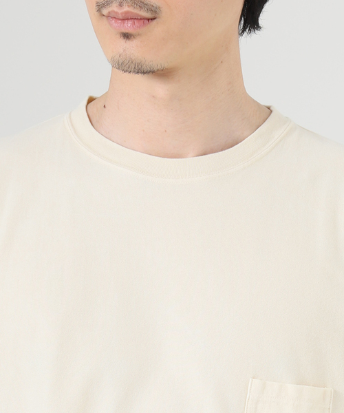 JOURNAL STANDARD J.S HOMESTEAD(ジャーナルスタンダードホームステッド)の「【J.S Homestead】ワイド クラッシュ Tシャツ(Tシャツ/カットソー・メンズ・グリーン/イエロー/ネイビー/ピンク・FREE)」の17枚目の写真