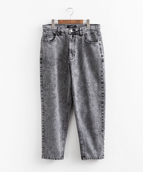 Rocky Monroe(ロッキーモンロー)の「ワイドデニムテーパードバギーパンツ 10オンス(デニムパンツ・メンズ・ライトブルー/ブラック/ブルー系/ブルー/ブラック系/ワンウォッシュ/インディゴブルー/ダークグリーン/キナリ/ケミカルウォッシュ/ブラック系1・M/L/S)」の15枚目の写真