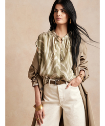 Banana Republic シルクシャツ セール】パーフェクト シルクシャツ（シャツ/ブラウス）｜BANANA