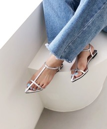 wee9s | strap cone mule / 調整ストラップ付きコーンミュール(サンダル)