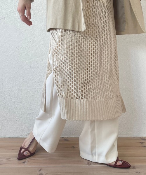 wee9s(ウィークス)の「strap cone mule / 調整ストラップ付きコーンミュール(サンダル・レディース・シルバー/ゴールド/アイボリー/ベージュ/ブラック/ワイン・23.5cm/24cm/24.5cm/25cm/23cm)」の19枚目の写真