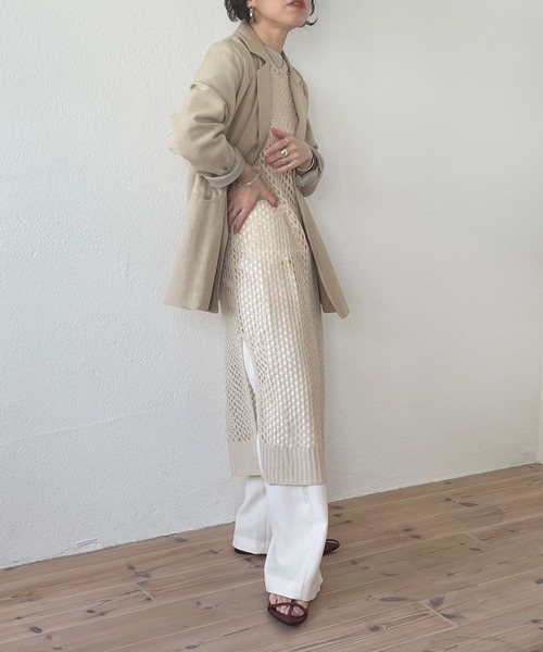 wee9s(ウィークス)の「strap cone mule / 調整ストラップ付きコーンミュール(サンダル・レディース・シルバー/ゴールド/アイボリー/ベージュ/ブラック/ワイン・23.5cm/24cm/24.5cm/25cm/23cm)」の22枚目の写真