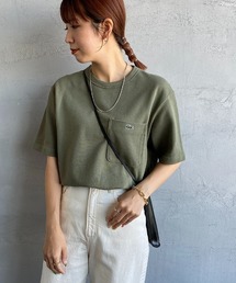 【WEB限定】[LACOSTE/ラコステ] ワンポイントロゴ 鹿の子ポケットTシャツ
