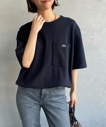 【WEB限定】[LACOSTE/ラコステ] ワンポイントロゴ 鹿の子ポケットTシャツ