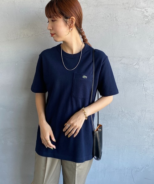 LACOSTE ラコステ カバーオール ジップジャケット ワンポイントロゴ LACOSTE ラコステ カバーオール ジップジャケット ワンポイントロゴ