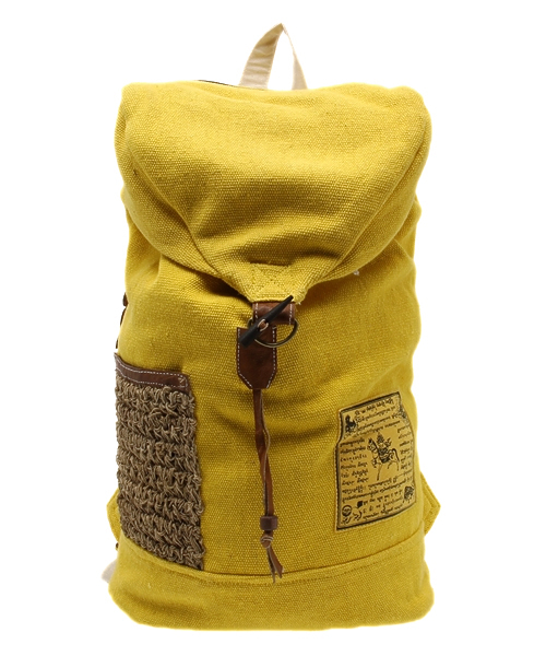 チャイハネ(チャイハネ)の「【チャイハネ】タルチョリュック(バックパック/リュック・メンズ・ホワイト/レッド/ブルー/イエロー/グリーン・FREE)」の4枚目の写真