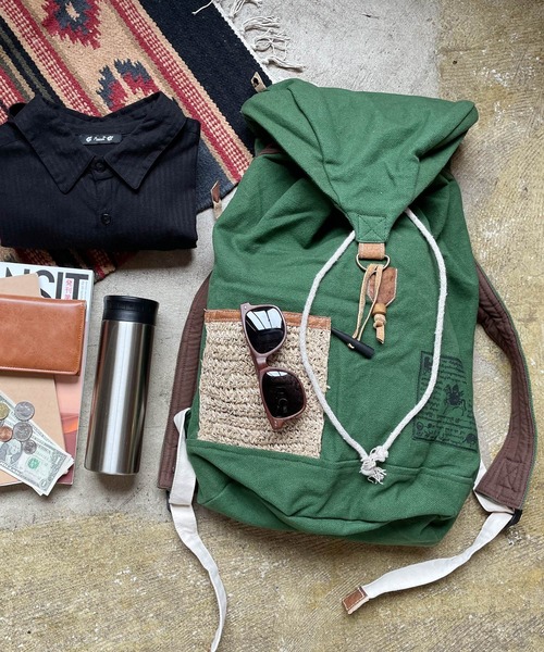 チャイハネ(チャイハネ)の「【チャイハネ】タルチョリュック(バックパック/リュック・メンズ・ホワイト/レッド/ブルー/イエロー/グリーン・FREE)」の15枚目の写真