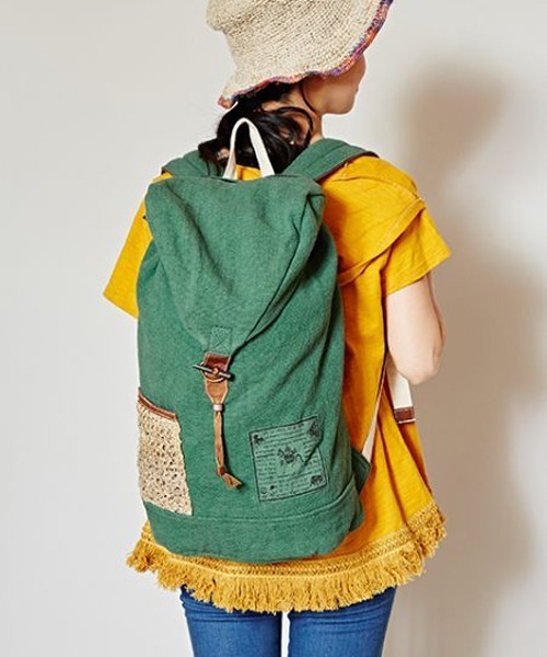 チャイハネ(チャイハネ)の「【チャイハネ】タルチョリュック(バックパック/リュック・メンズ・ホワイト/レッド/ブルー/イエロー/グリーン・FREE)」の16枚目の写真