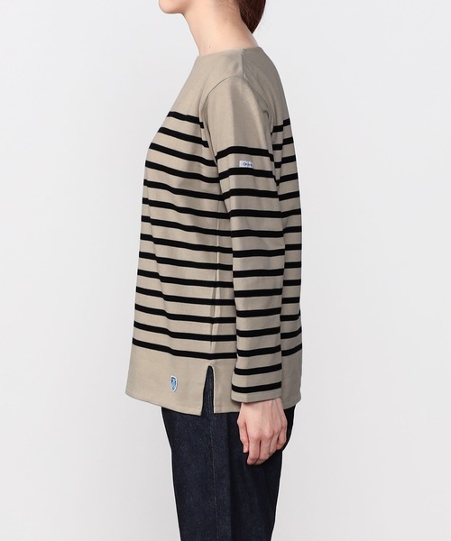 ORCIVAL（オーシバル）の「ORCIVAL | ラッセルフレンチ セーラーTシャツ WOMEN（Tシャツ/カットソー・レディース・ブルー系その他/ベージュ系その他/ブルー系その他5・2/3/1/0）」の10枚目の写真