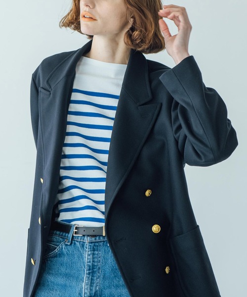 ORCIVAL（オーシバル）の「ORCIVAL | ラッセルフレンチ セーラーTシャツ WOMEN（Tシャツ/カットソー・レディース・ブルー系その他/ベージュ系その他/ブルー系その他5・2/3/1/0）」の7枚目の写真