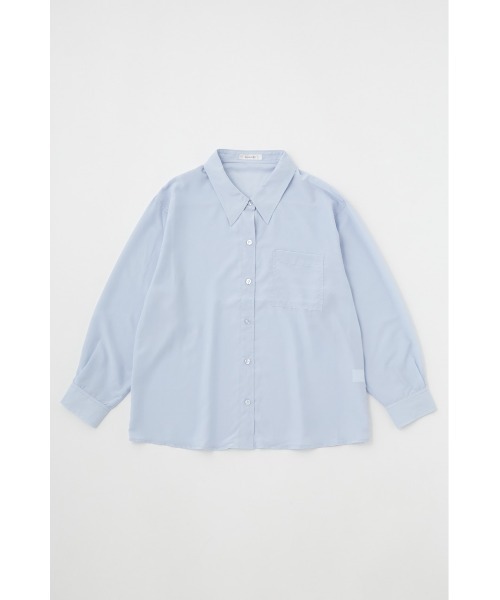 MOUSSY(マウジー)の「LOOSE シャツ(シャツ/ブラウス・レディース・ライトピンク/ホワイト系その他/ライトブルー・FREE)」の9枚目の写真