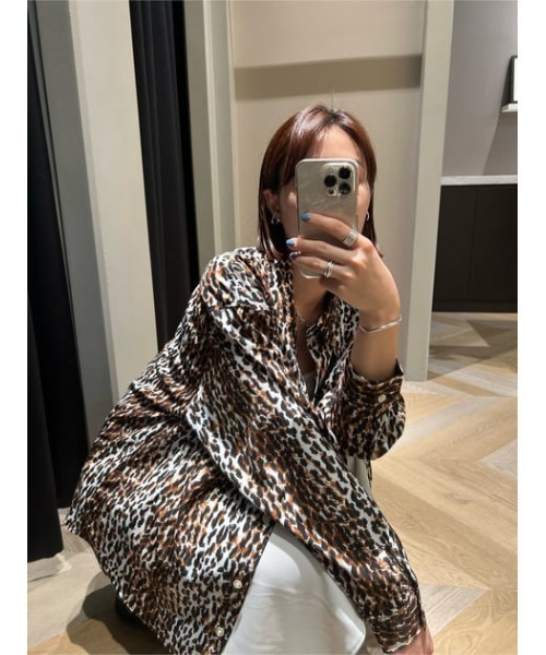 MOUSSY(マウジー)の「LOOSE シャツ(シャツ/ブラウス・レディース・ライトピンク/ホワイト系その他/ライトブルー・FREE)」の22枚目の写真