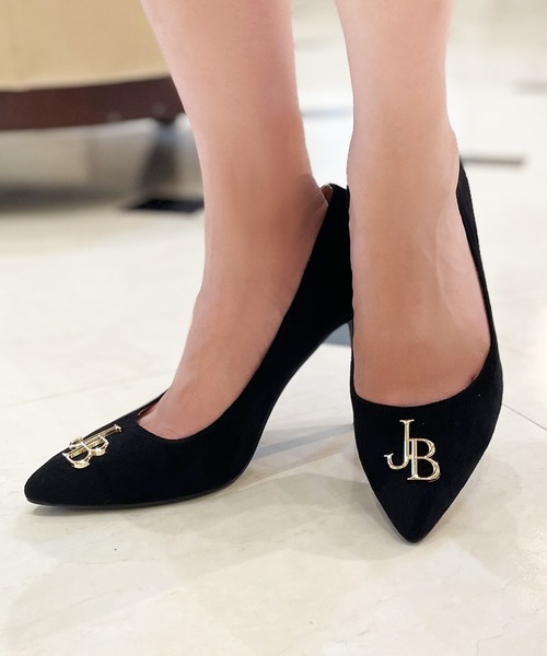 Julia Boutique（ジュリアブティック）の「JBモチーフパンプス/22500（パンプス・レディース・ブラック/ベージュ/ピンク/アイボリー/ホワイト系/ブラック系・LL/3L/S/M/L）」の4枚目の写真