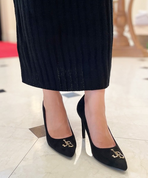 Julia Boutique（ジュリアブティック）の「JBモチーフパンプス/22500（パンプス・レディース・ブラック/ベージュ/ピンク/アイボリー/ホワイト系/ブラック系・LL/3L/S/M/L）」の10枚目の写真