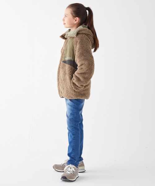 KRIFF MAYER（クリフメイヤー）の「リバーシブル ボア 2way アウトドア キャンプ （ひっくりスペシャルJK）（その他アウター・キッズ・レッド/チャコール/グレー/ベージュ・130/140/160/170/150/120）」の18枚目の写真