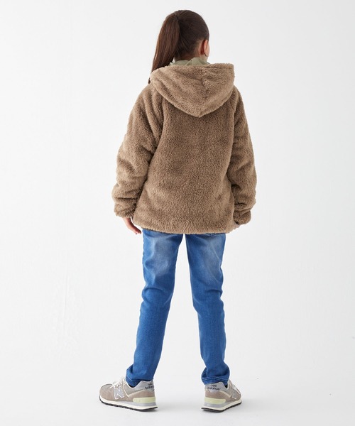 KRIFF MAYER（クリフメイヤー）の「リバーシブル ボア 2way アウトドア キャンプ （ひっくりスペシャルJK）（その他アウター・キッズ・レッド/チャコール/グレー/ベージュ・130/140/160/170/150/120）」の19枚目の写真