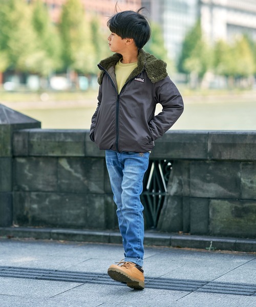 KRIFF MAYER（クリフメイヤー）の「リバーシブル ボア 2way アウトドア キャンプ （ひっくりスペシャルJK）（その他アウター・キッズ・レッド/チャコール/グレー/ベージュ・130/140/160/170/150/120）」の20枚目の写真