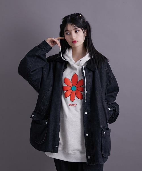 re_k by JUNRED（レクバイジュンレッド）の「re_k by JUNRED / デニムハンティングジャケット（デニムジャケット・メンズ・ブラック/ブルー系その他4・S/M/L）」の17枚目の写真