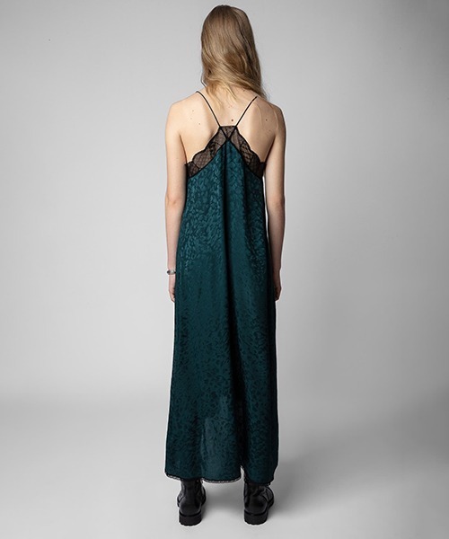 ZADIG&VOLTAIRE（ザディグ　エ　ヴォルテール）の「RISTY JAC LEO（ワンピース・レディース・グリーン系その他・XS/L/M/S）」の2枚目の写真