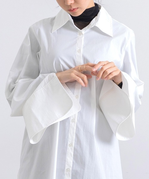 Dita Muaj.（ディータムアージュ）の「チュールシアーカラートップス（Tシャツ/カットソー・レディース・ホワイト/ブラック/パープル/ピンク/イエロー/ブルー/グリーン/アイボリー・FREE）」の21枚目の写真