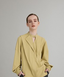 「PUBLIC TOKYO」 半袖ブラウス FREE イエロー レディース ウィメンズ/トップス/シャツ/ブラウス(半袖)｜PUBLIC TOKYO