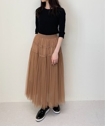 GLANCE（グランス）の「チュールスカート（スカート）」