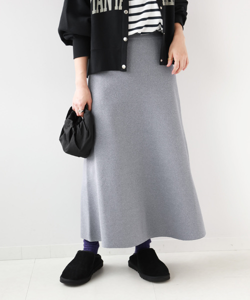 JOURNAL STANDARD /ウォッシャブルスポンジニットフレアスカート JOURNAL STANDARD relume（ジャーナルスタンダード レリューム