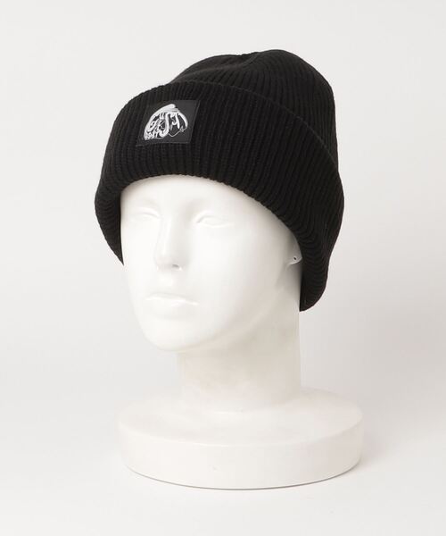 Guess（ゲス）の「Logo Knit Cap（ニットキャップ/ビーニー・メンズ・ブラック/グリーン/キャメル・MEDIUM）」の4枚目の写真