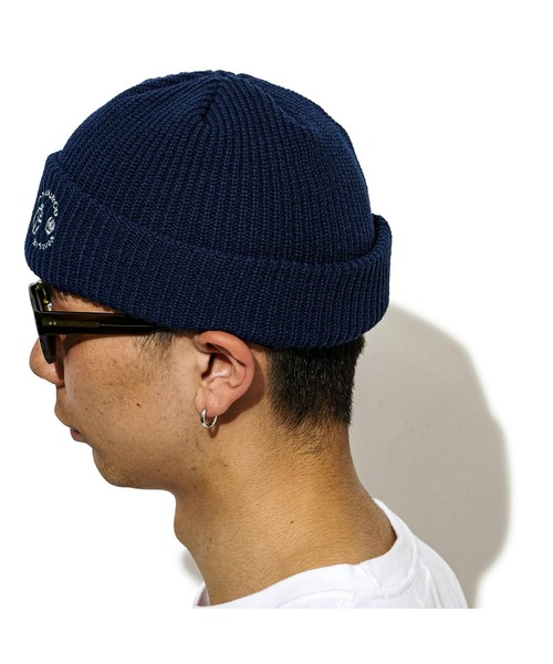 CHARI&CO(チャリアンドコー)の「CHARI&CO SHALLOW BEANIE CAP ニット帽 ニットキャップ(ニットキャップ/ビーニー・メンズ・ネイビー/ブラウン/ブラック・FREE)」の1枚目の写真