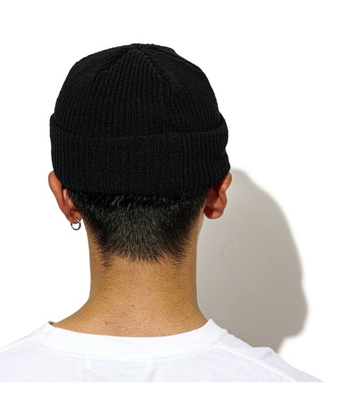 CHARI&CO(チャリアンドコー)の「CHARI&CO SHALLOW BEANIE CAP ニット帽 ニットキャップ(ニットキャップ/ビーニー・メンズ・ネイビー/ブラウン/ブラック・FREE)」の4枚目の写真