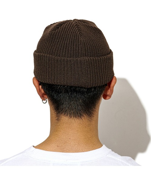 CHARI&CO(チャリアンドコー)の「CHARI&CO SHALLOW BEANIE CAP ニット帽 ニットキャップ(ニットキャップ/ビーニー・メンズ・ネイビー/ブラウン/ブラック・FREE)」の6枚目の写真