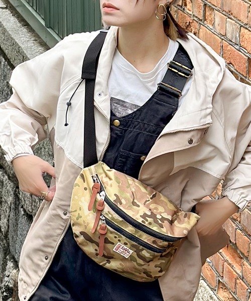 Java（ジャバ）の「《JaVaジャバ コラボ》お出掛けの相棒。ユニセックスウエストボディバッグ（ボディバッグ/ウエストポーチ・メンズ・カモフラージュ/その他1/ブラック/シルバー・ONE SIZE）」の21枚目の写真