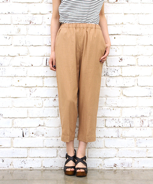 Kastane(カスタネ)の「【Kastane】イージーテーパードパンツ(その他パンツ・レディース・サックスブルー/ネイビー/キャメル・FREE)」の3枚目の写真