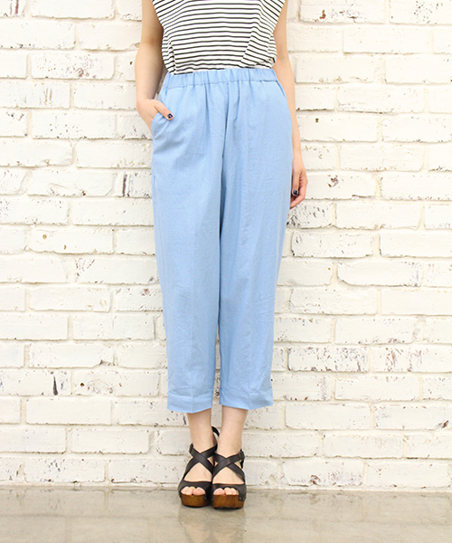 Kastane(カスタネ)の「【Kastane】イージーテーパードパンツ(その他パンツ・レディース・サックスブルー/ネイビー/キャメル・FREE)」の1枚目の写真