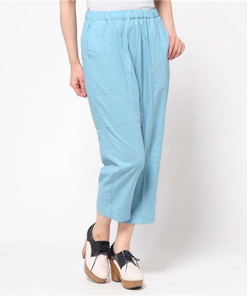 Kastane(カスタネ)の「【Kastane】イージーテーパードパンツ(その他パンツ・レディース・サックスブルー/ネイビー/キャメル・FREE)」の5枚目の写真