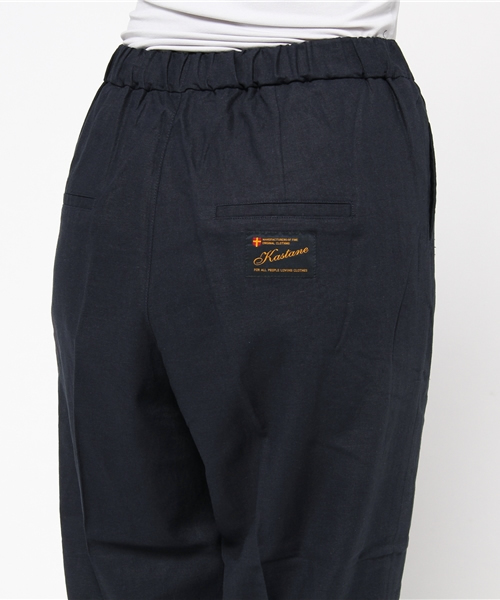 Kastane(カスタネ)の「【Kastane】イージーテーパードパンツ(その他パンツ・レディース・サックスブルー/ネイビー/キャメル・FREE)」の10枚目の写真