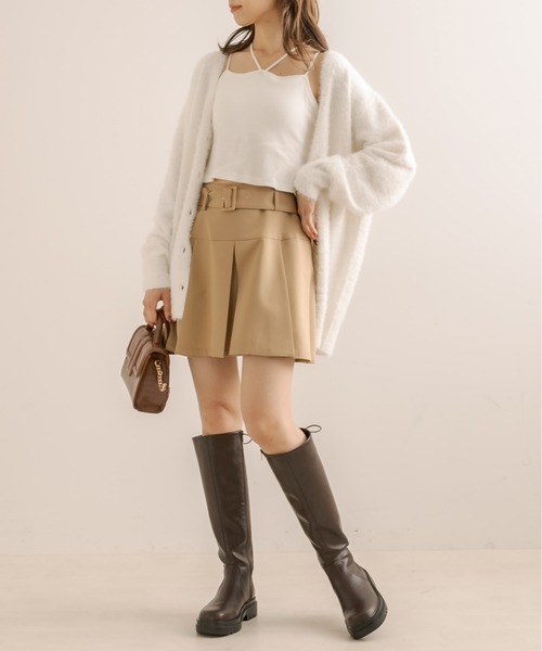 OLIVE des OLIVE（オリーブデオリーブ）の「【WEB限定カラーあり】コスパ最強！ふわふわシャギーカーディガン（カーディガン/ボレロ・レディース・ライトグレー/オフホワイト/ブルー/アイボリー/ラベンダー/グレイッシュベージュ・FREE）」の14枚目の写真