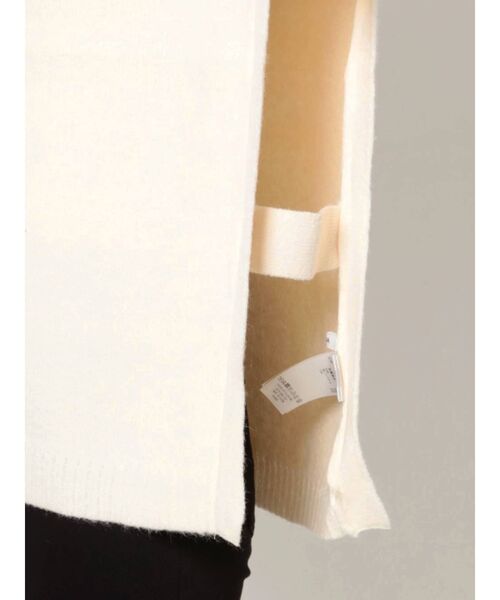MURUA（ムルーア）の「ハイネックニットベスト（ニット/セーター・レディース・ブラック/アイボリー・FREE）」の9枚目の写真