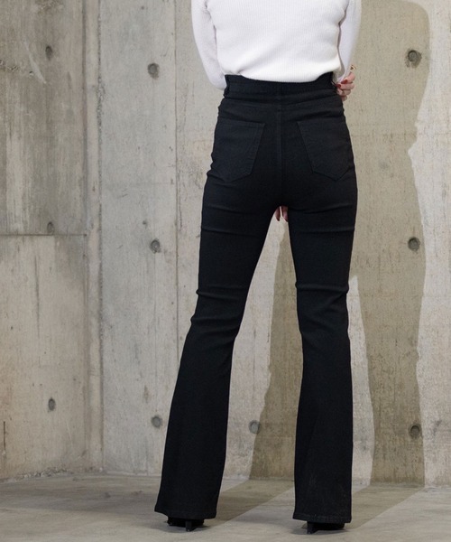 セール】attiree ストレッチ フレアパンツ（その他パンツ